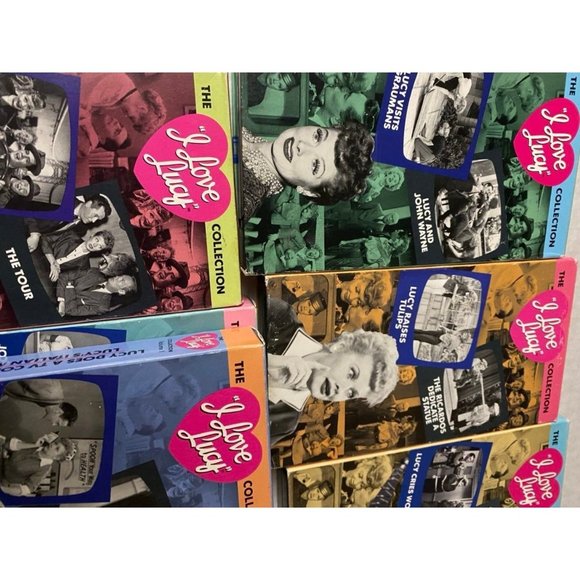 Lot Of 7 I Love Lucy Collection VHS Tapes VCR  CBS Video Movies Comedy - Picture 4 of 7